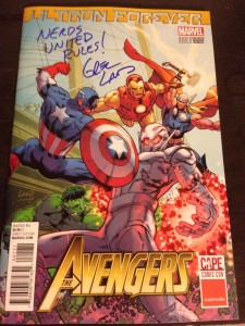 Greg Land autographed this variant to Nerds United. *SQUEE*